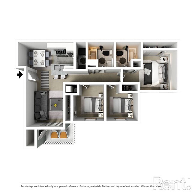 Building Photo - Downstairs 3-bedroom 2 bath with lakeview