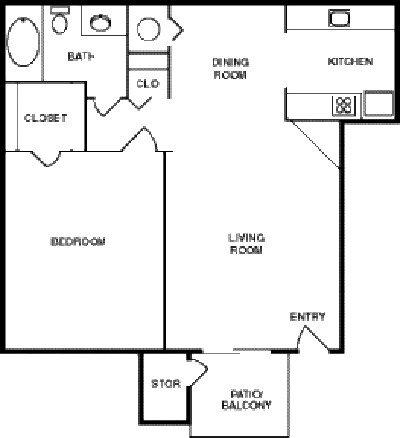 Plan A2 - Polo Club Apartments