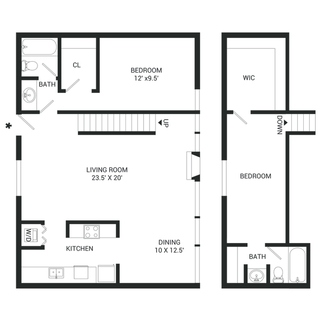 Floorplan - Mylo Apartment Homes
