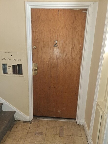 Apt. #2 entry door - 1743 Sonne Ave