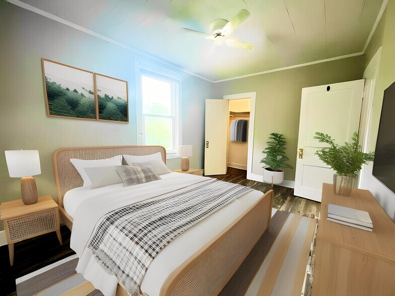 bedroom 1 virtually staged - 212 Westwood Dr