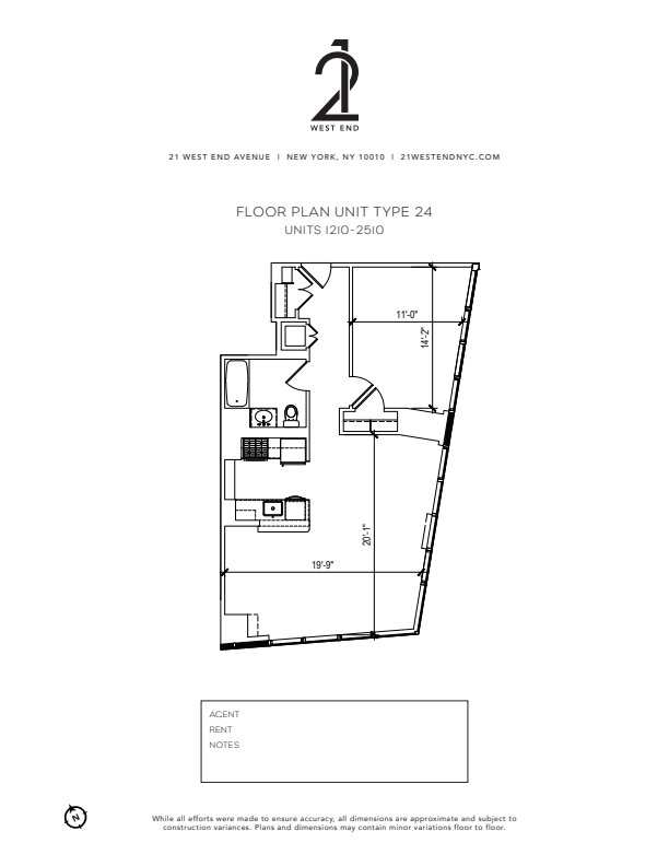 Floorplan - 21 West End Ave