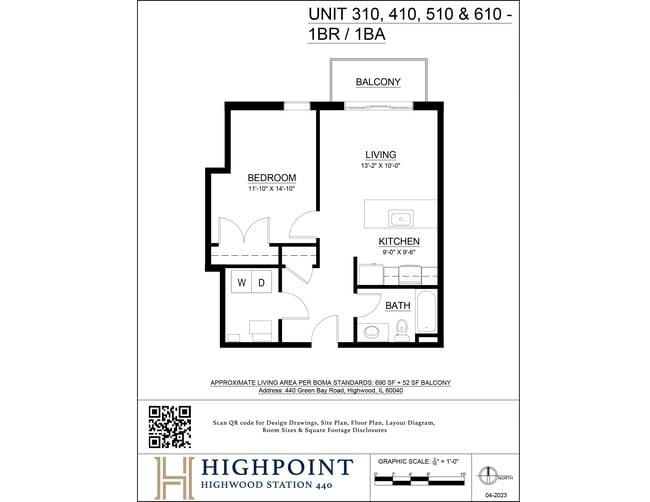Floorplan - HIGHPOINT Highwood Station 440