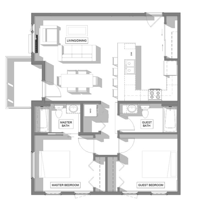 Building Photo - Ground Floor 2 Bed/2 Bath Unit with Great ...
