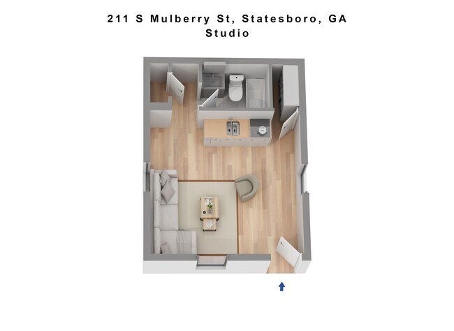 Floorplan - 211 S Mulberry St
