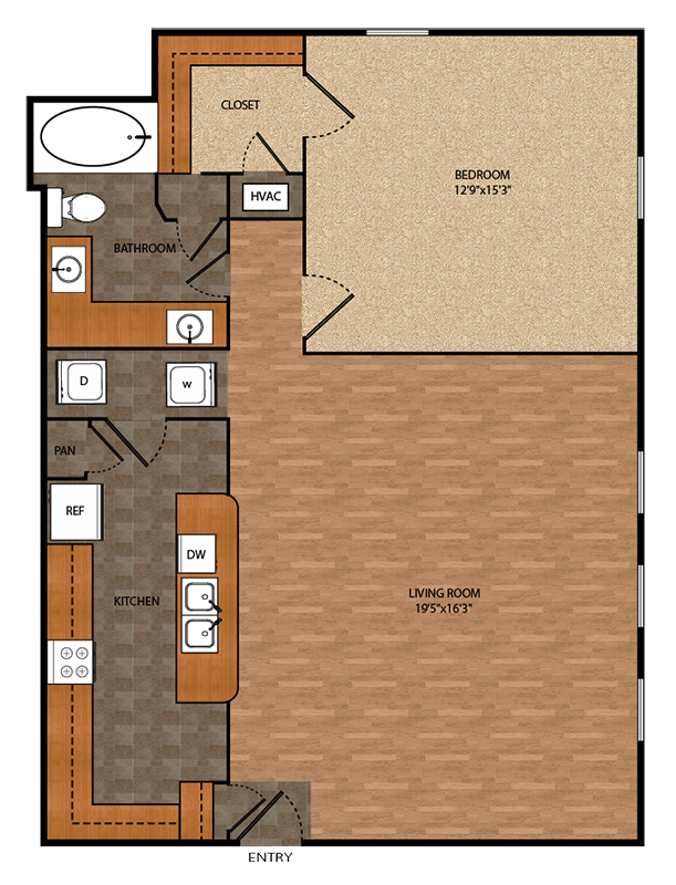 Floorplan - Bell Tower Flats