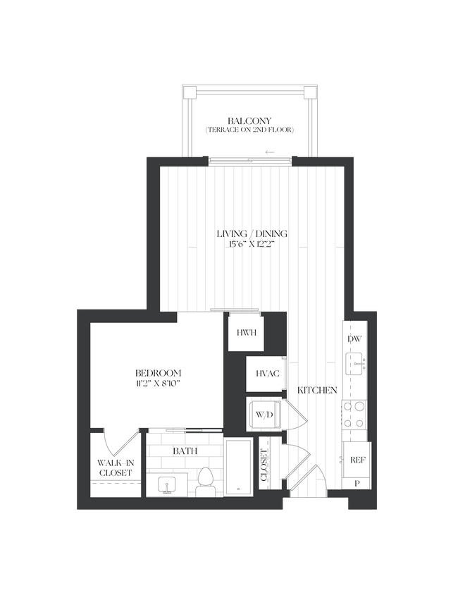 Floorplan - The Barrett at Chevy Chase Lake