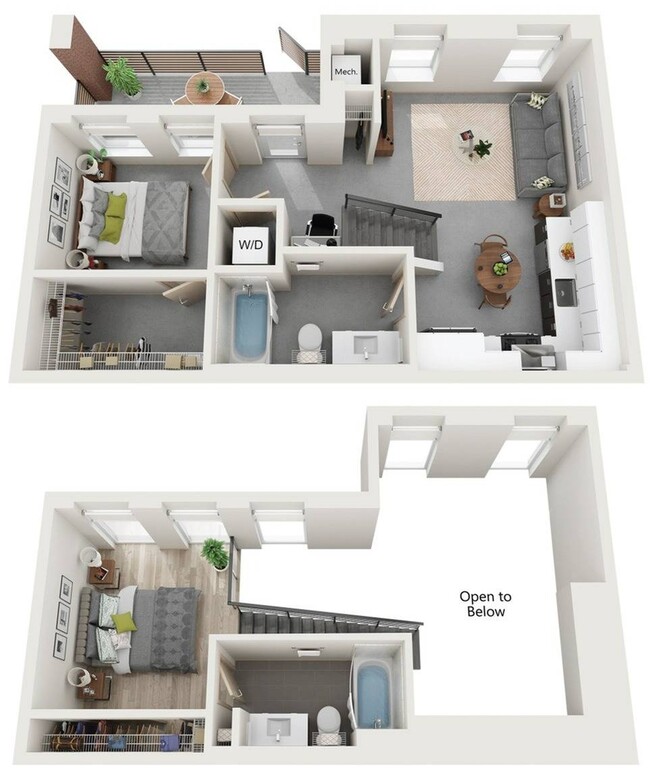 Floor Plan Loft 3 - Ox-Op Apartments