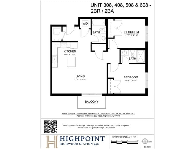 Floorplan - HIGHPOINT Highwood Station 440