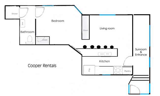 Floor plan - 2706-1A Buffalo Rd