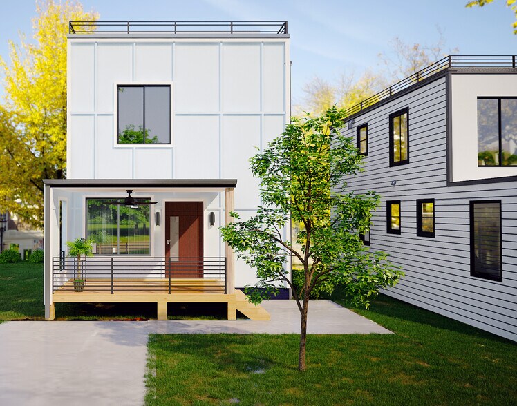 Modern Home Frontview - 569 Middle St SW
