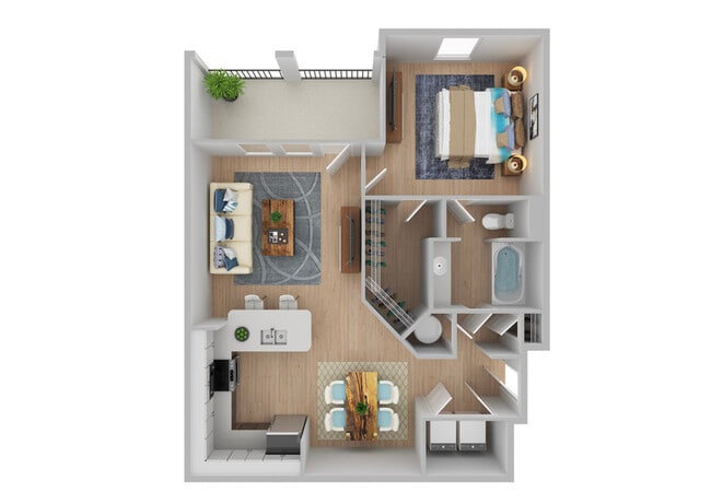 1 Bedroom | 1 Bath | 785 SF | Renovated - Talison Row at Daniel Island Apartments