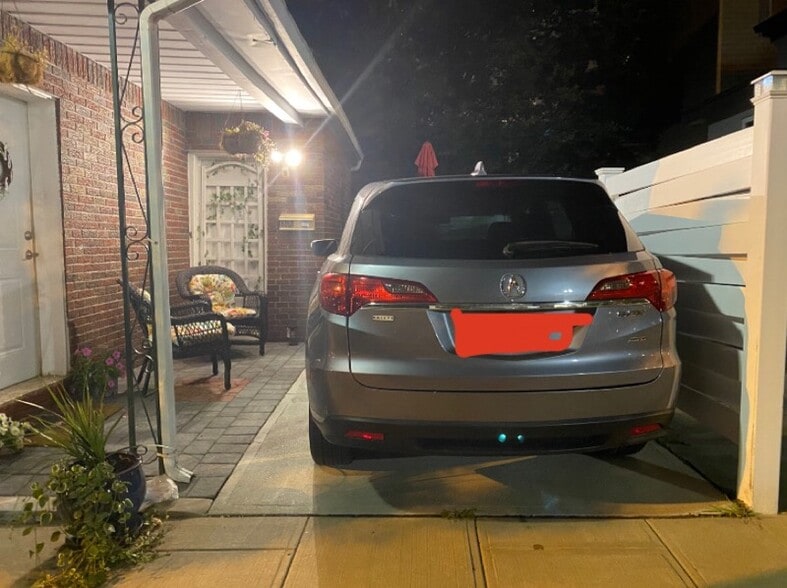 front porch/driveway - 1806 Cliff St