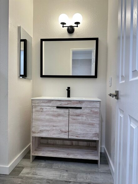 Master bathroom vanity - 1591 Ellis St