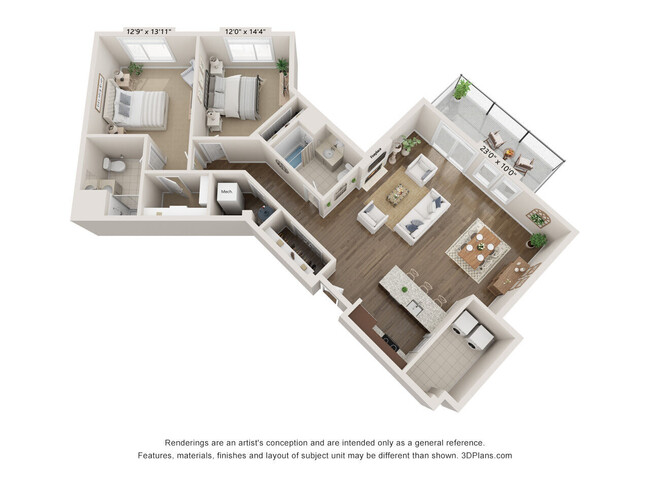 Floorplan - 2 WEST