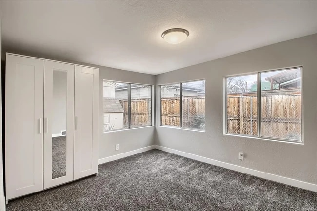 Back Bedroom - prior to closet installation - 2119 S Sherman St