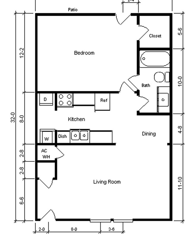 1BR/1BA - Moss Creek