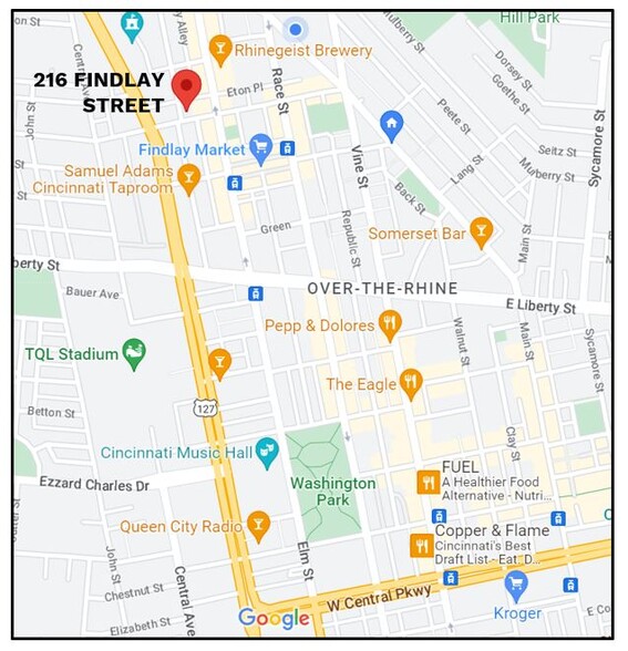 Incredible Over-the-Rhine Location - 216 Findlay St