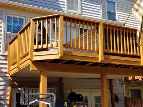 Deck in back. - 7039 Chesley Search Way