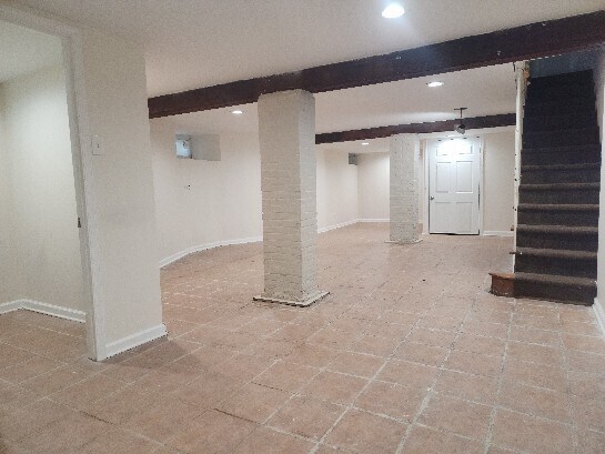 Finished basement with half bathroom - 2044 N 63rd St