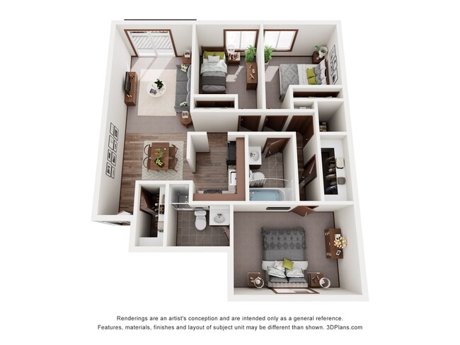 Floorplan - Pheasant Park Apartments