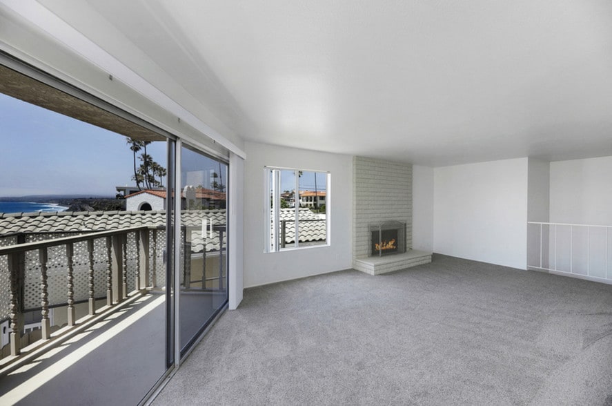 living room with views of coast - 1201 Buena Vista