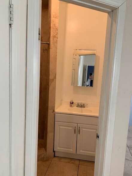 Bathroom and Shower - 1402 W Olympic Blvd