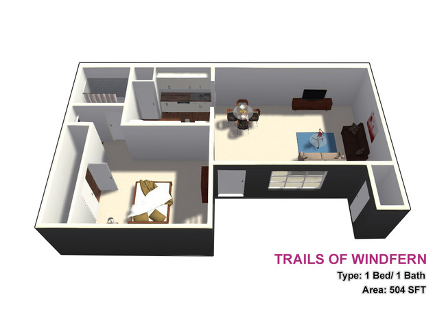 One Bed / One Bath - Trails of Windfern