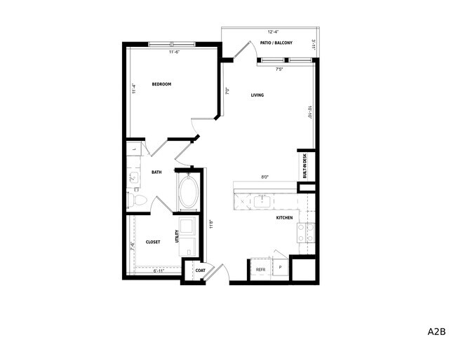 Floorplan - Standard on the River