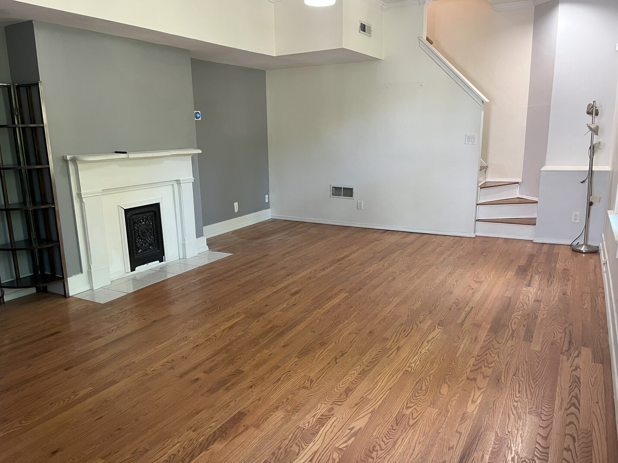 Unit 2 Living Rm Fireplace - 802 Willard St