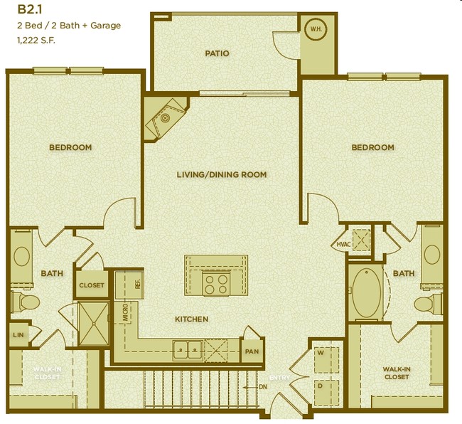 2BR/2BA - Berkshire Aspen Grove