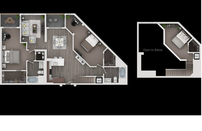 Floorplan - Fusion Encore Hollywood