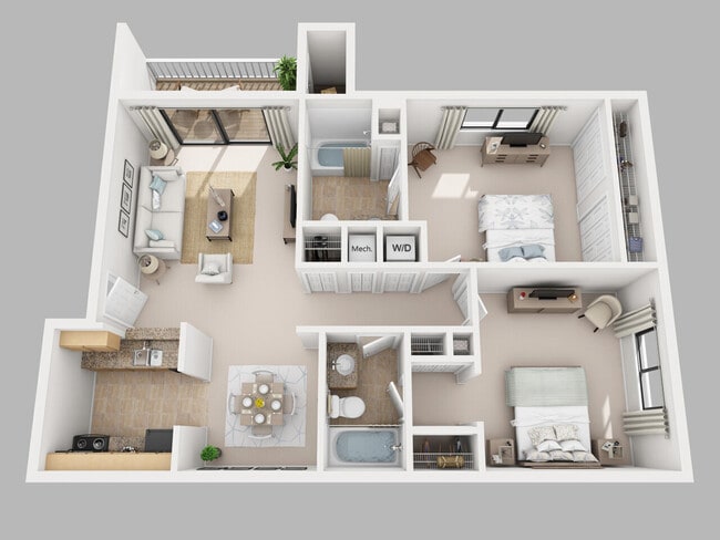 Floorplan - Sherwood Apartment Homes
