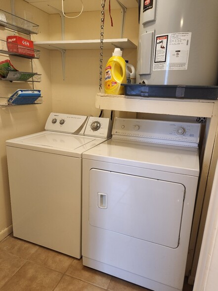 WASHER AND DRYER IN LAUNDRY ROOM - 825 Egret Cir