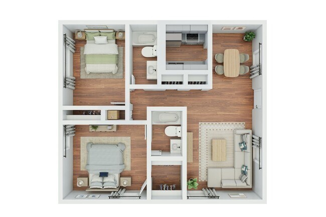 Floorplan - The Pines at Manhattan