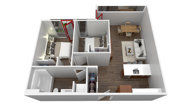 Floorplan - Flow Eastlake Apartments