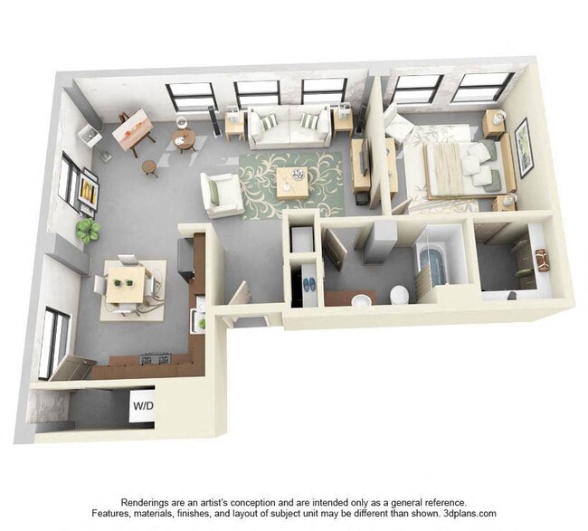 Floorplan - Metropolitan Artist Lofts