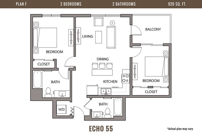 Floorplan - Echo 55