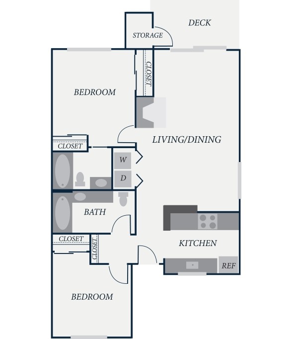 Floorplan - The Row Townhomes