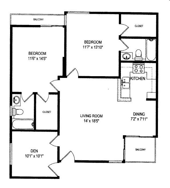 2BR/2BA - Waterstone Media Center II