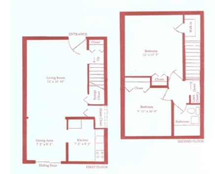 2BR/1BA - Georgetowne Homes