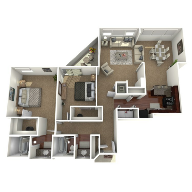 Floorplan - The Enclave at 1550