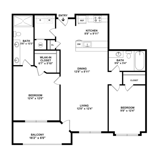 Floorplan - Treadway at New Trails Apartments