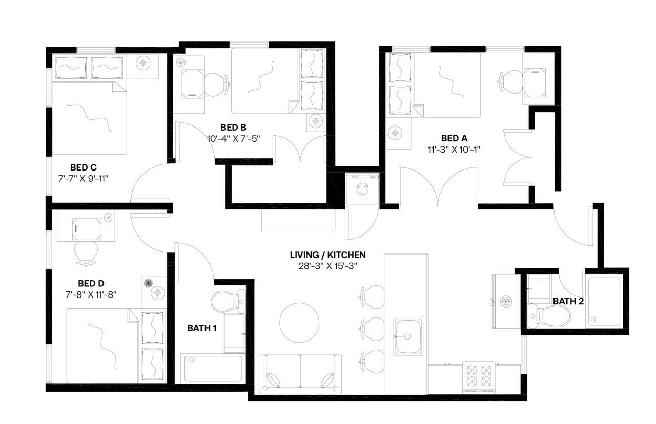 Building Photo - Room in Shared 4 bed/2 bath home