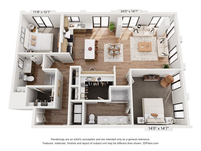 Floorplan - 2800 Taylor