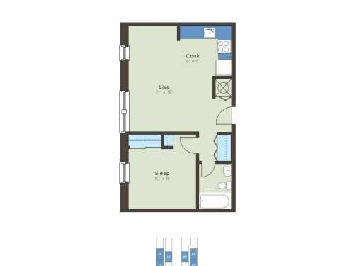 1BR/1BA - Kenwood