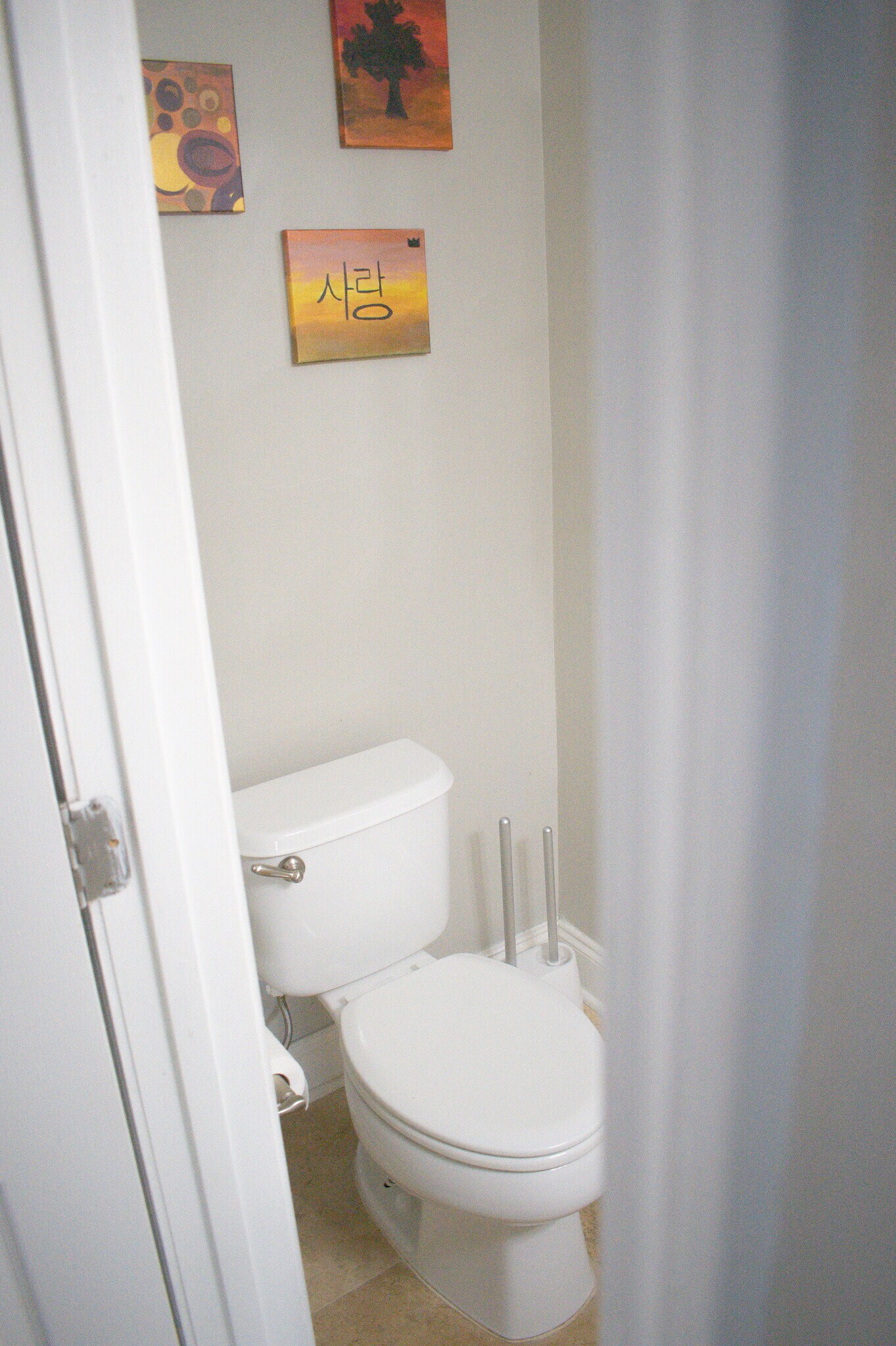 Half bathroom on main level - 6980 Roswell Rd