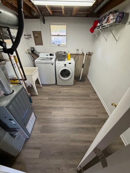 newly remodeled utility room- furnace 2 years old - 7040 Meadowbrook Ln