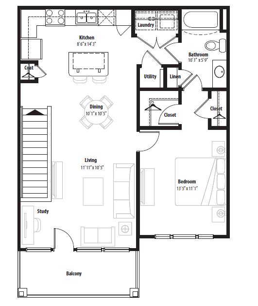 Floorplan - Springs at Egan Drive