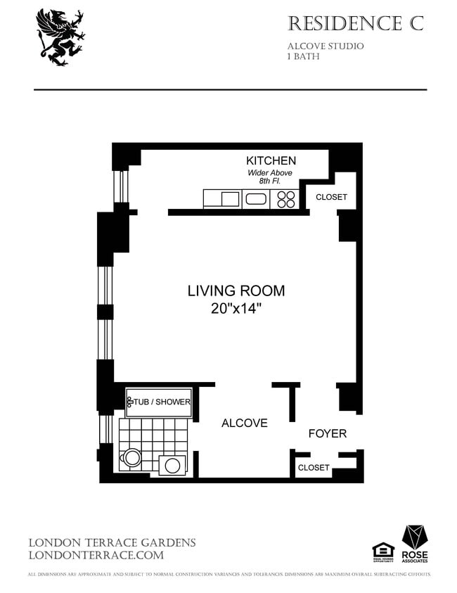 Floorplan - London Terrace Gardens